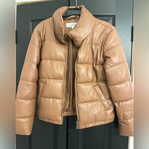 Sebby Camel Puffer Jacket